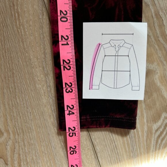 🖤🍷 Garage Red Burgundy Fitted Velvet Mini Dress - Open Back (Size L) 🍷🖤 - Picture 6 of 7